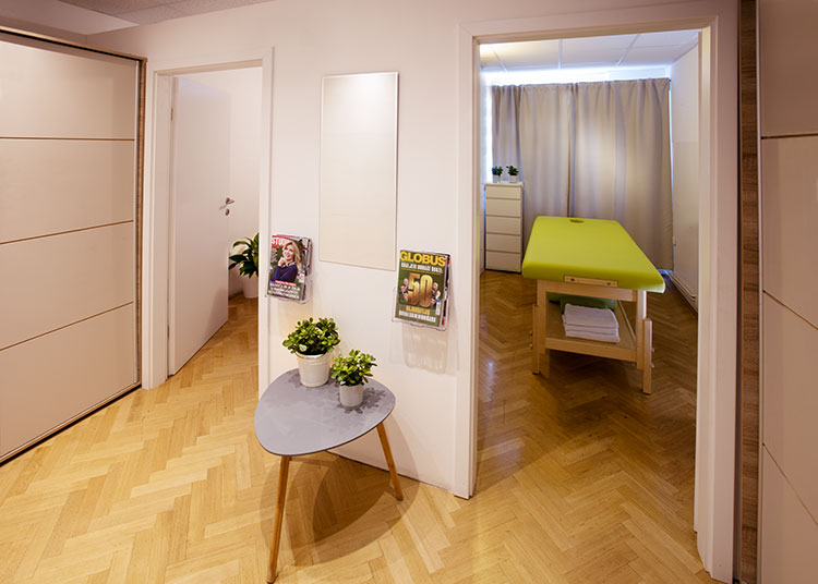 Interijer masažnog centra Relax